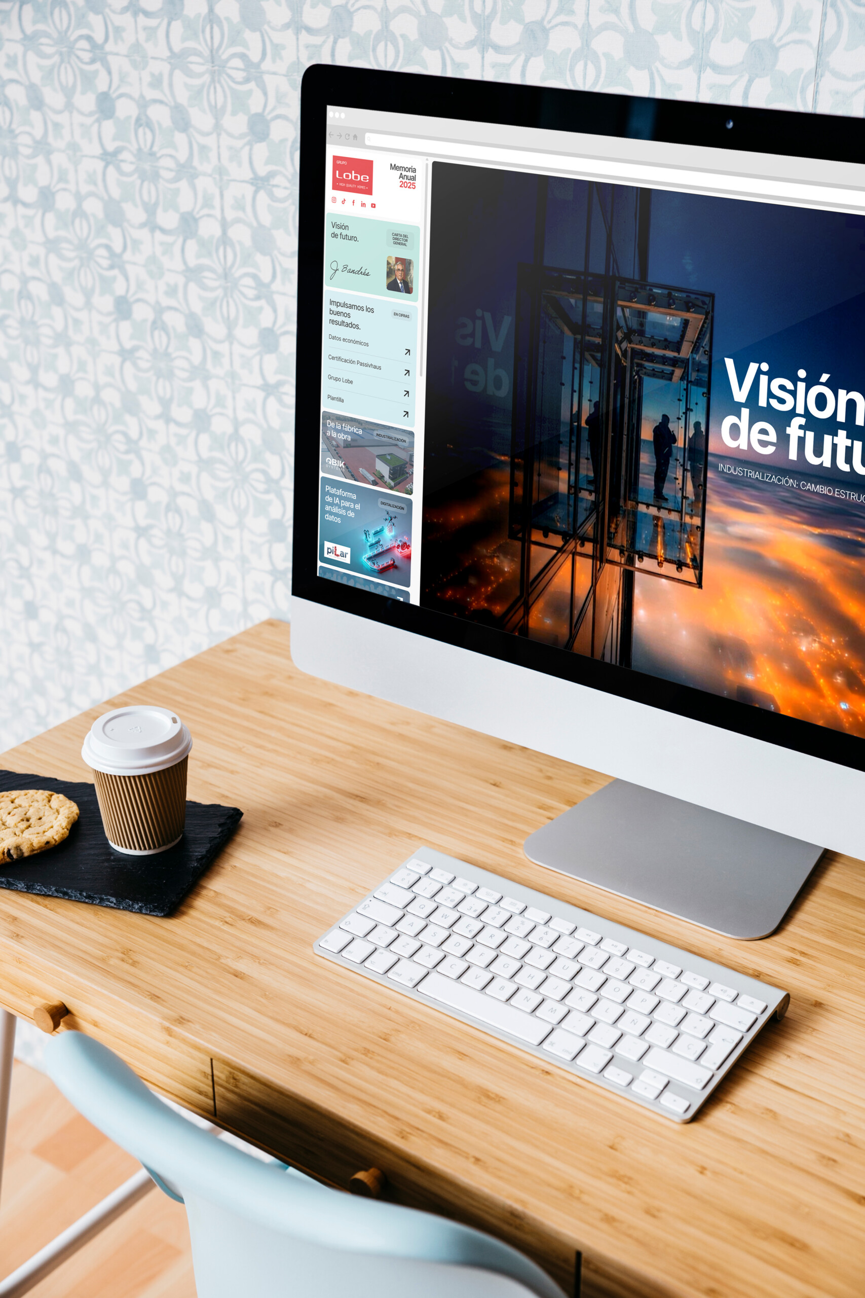 Website Memoria Anual Grupo Lobe